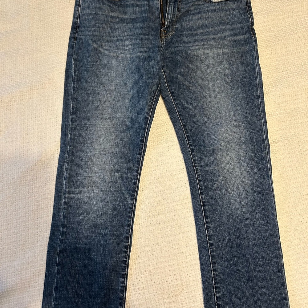 Mens Lucky Brand Straight Jeans with Authentic Fading 410 ATHLETIC SLIM 32/30